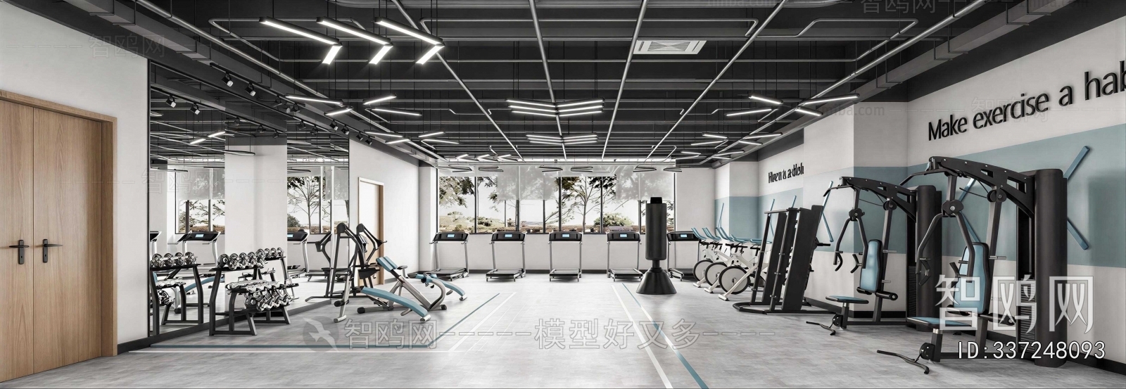 Industrial Style Gym