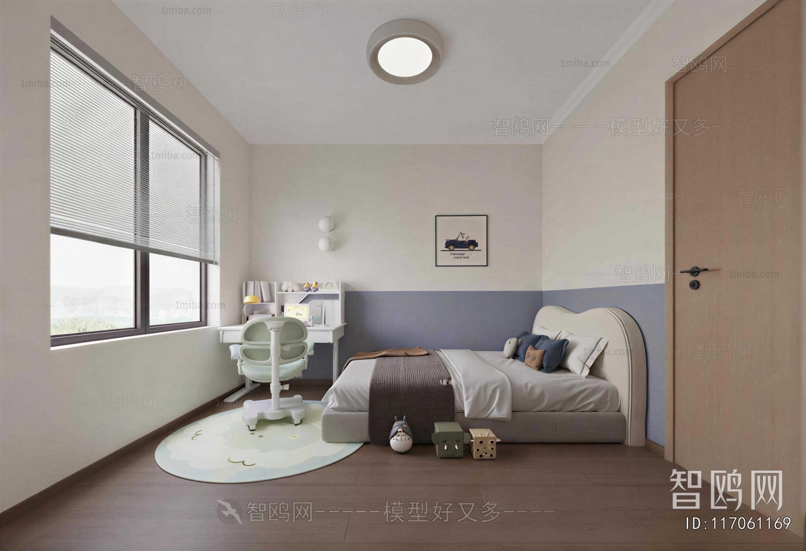 Modern Boy's Room And Son's Room