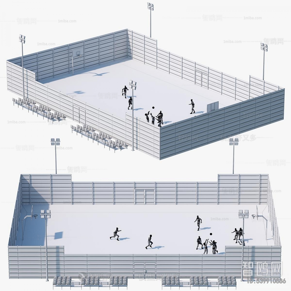 Modern Outdoor Sports Stadium