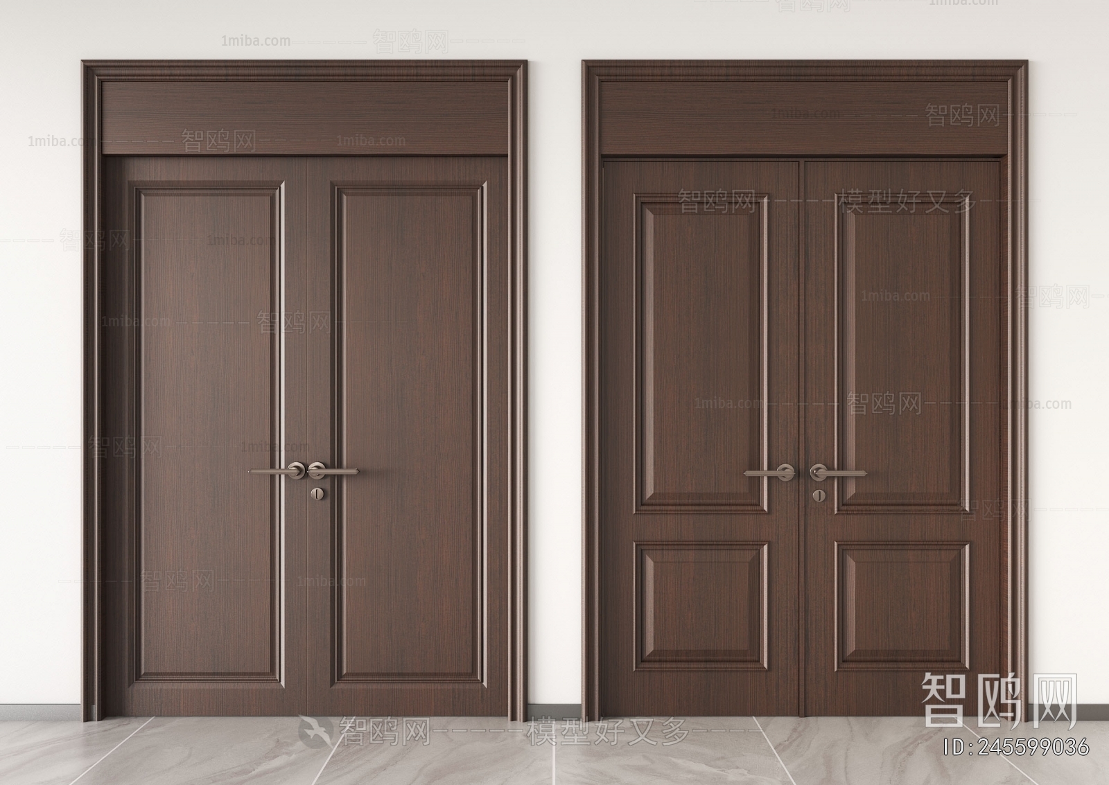 New Chinese Style Double Door