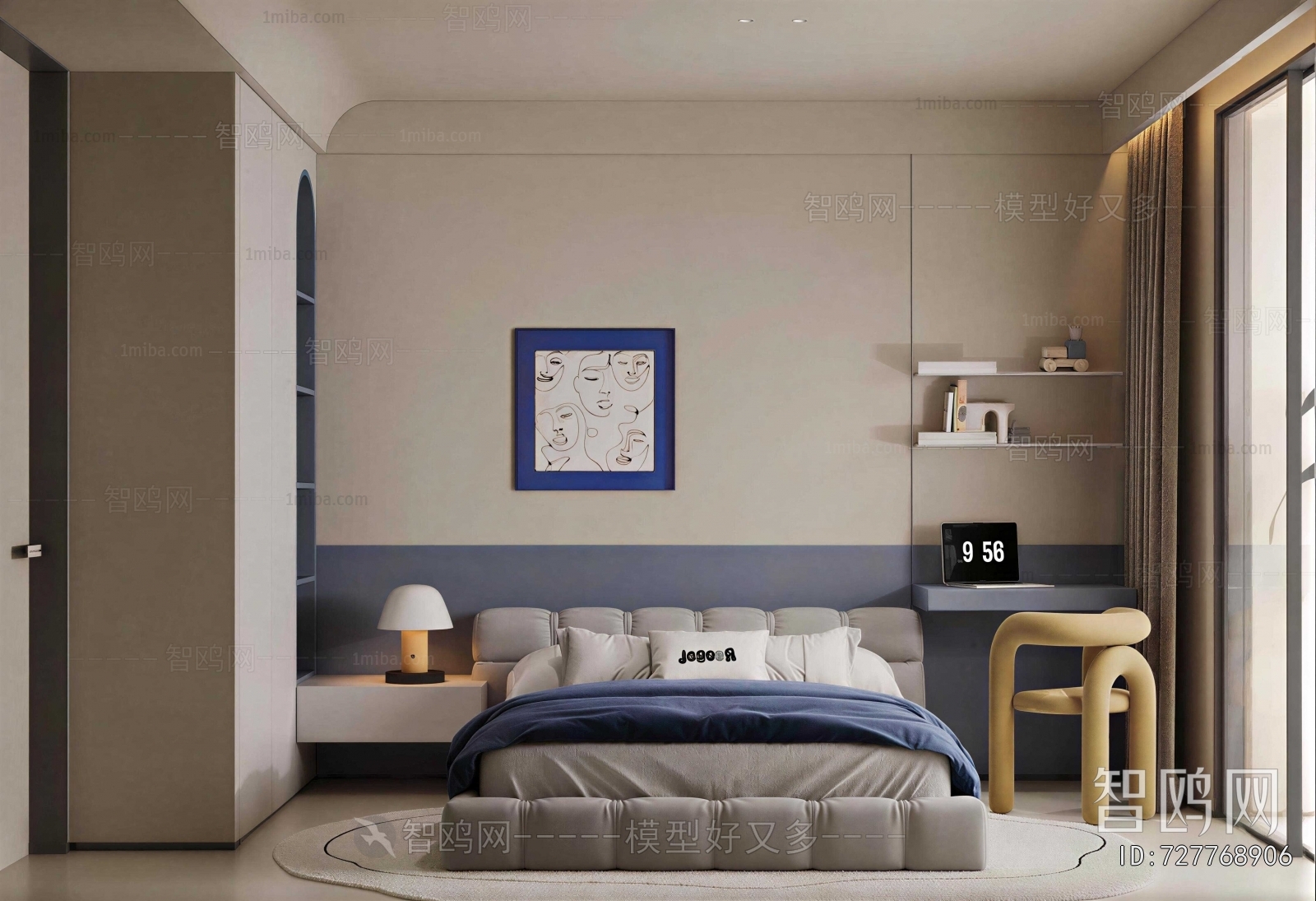 Modern Boy's Room And Son's Room