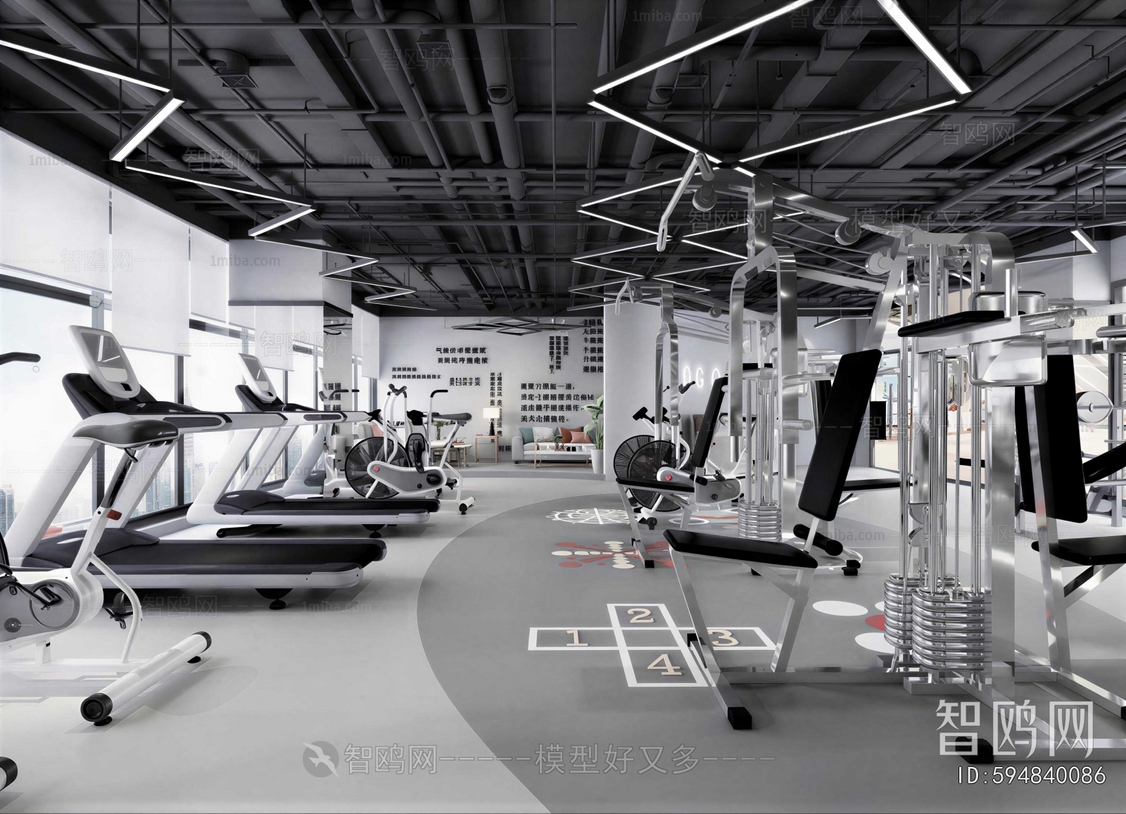Industrial Style Gym