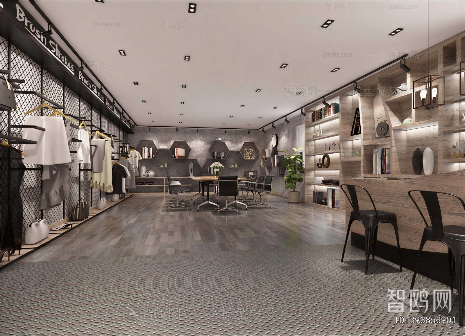 Industrial Style Clothing Store