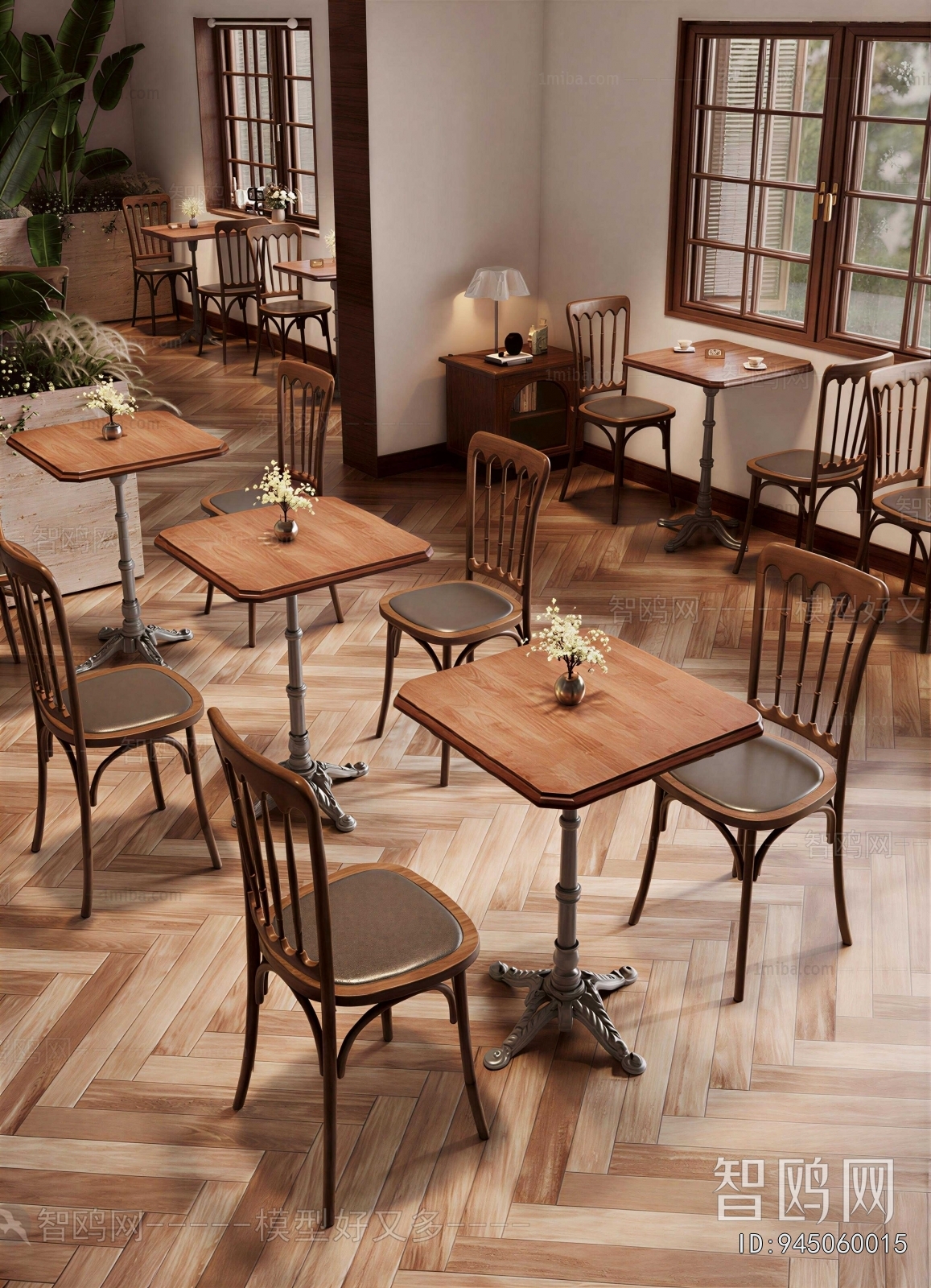 Retro Style Leisure Table And Chair