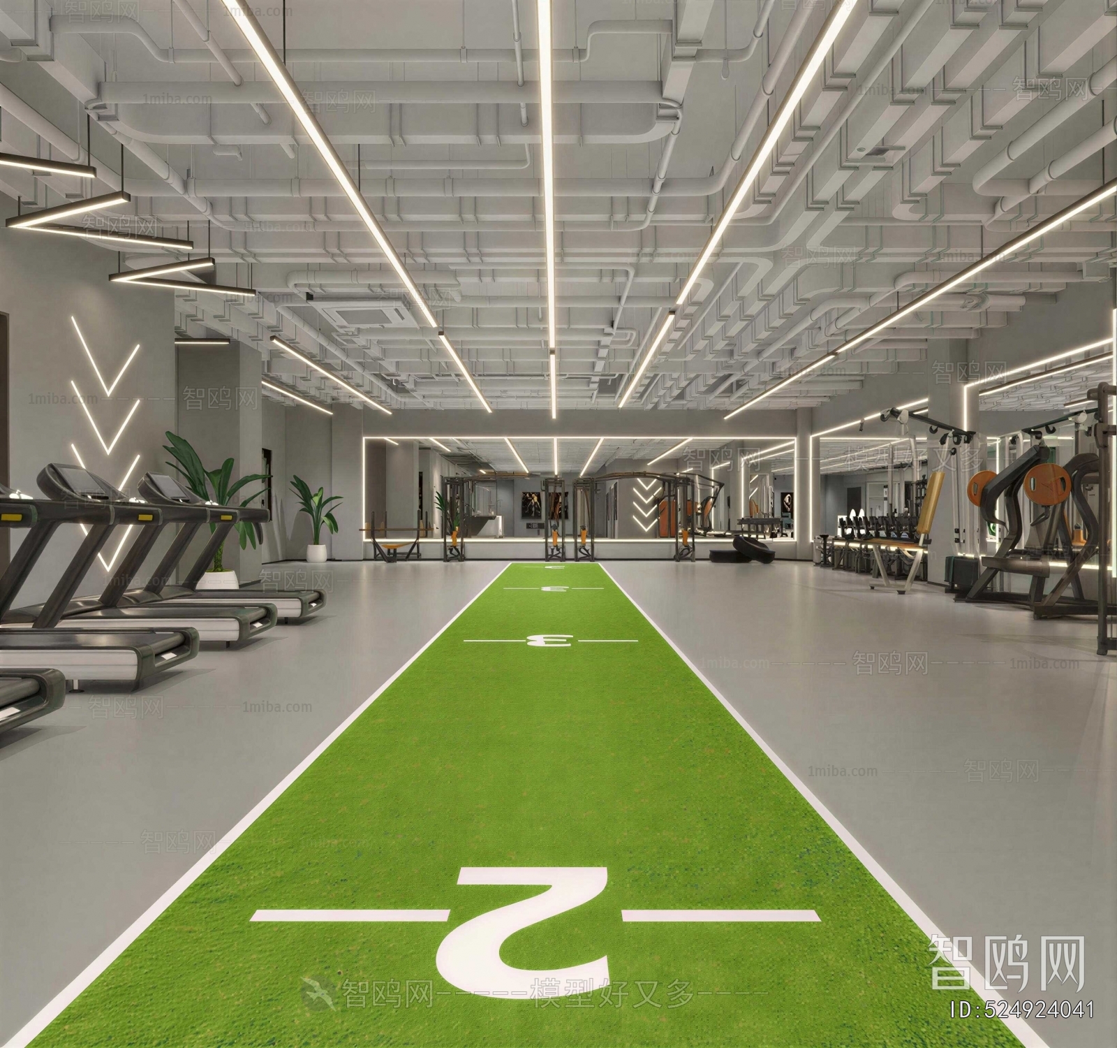 Industrial Style Gym