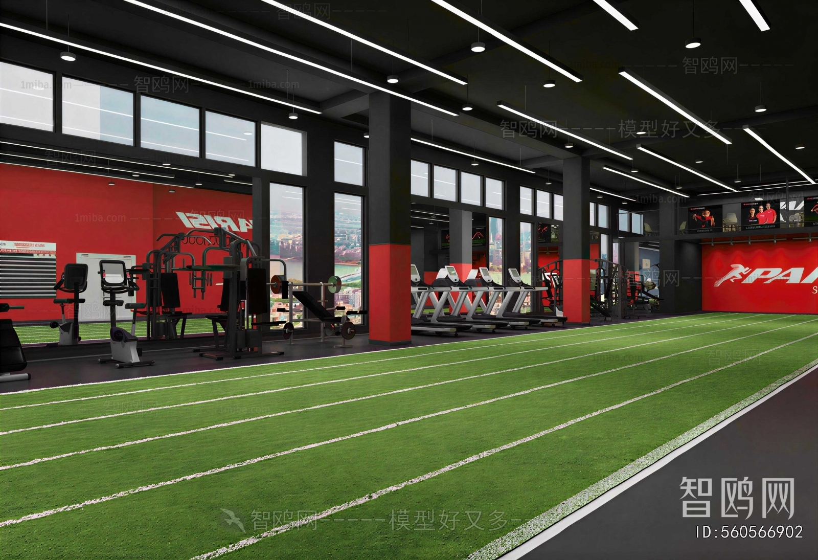 Industrial Style Gym