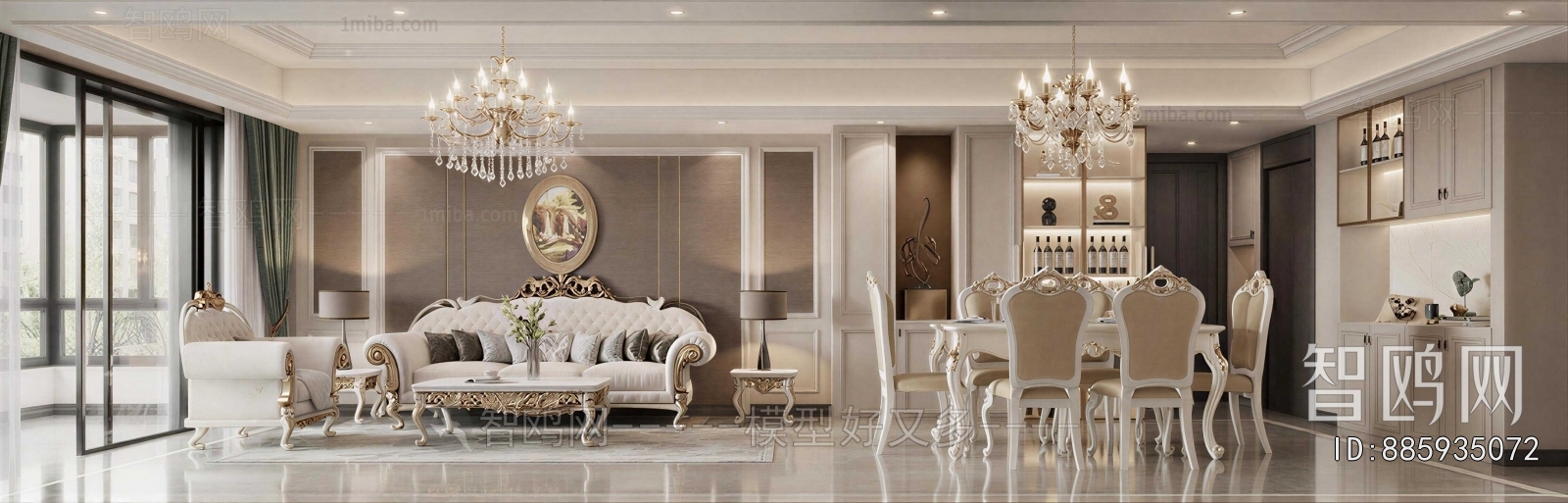 European Style A Living Room
