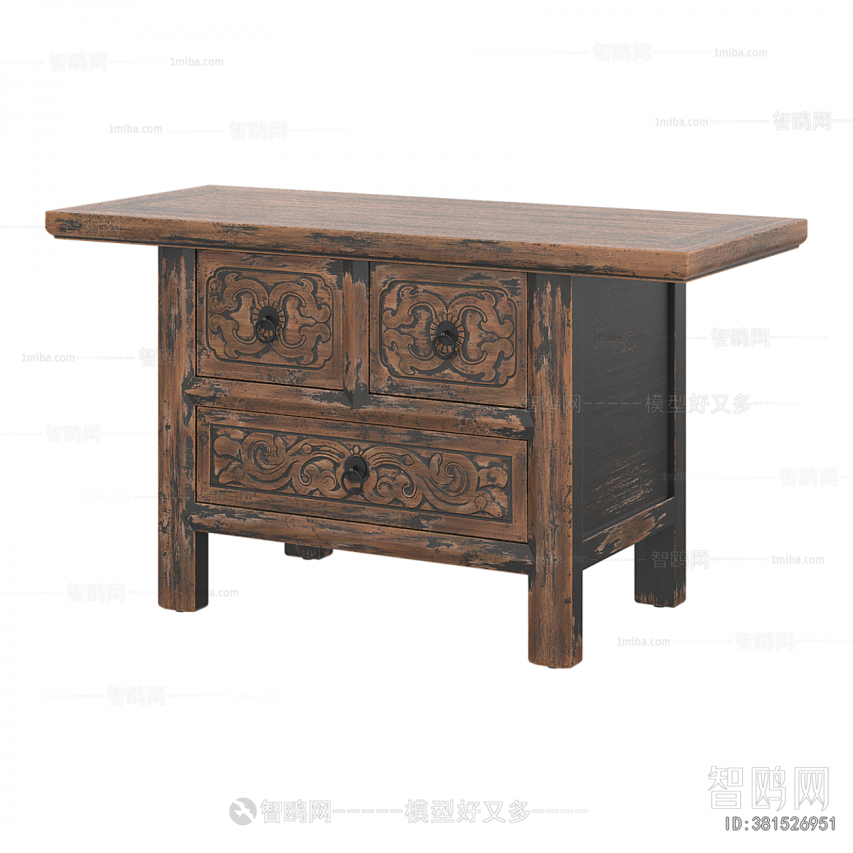 New Chinese Style Entrance Cabinet