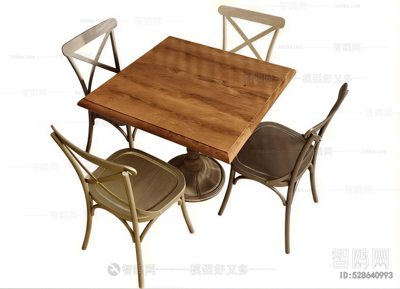Industrial Style Leisure Table And Chair