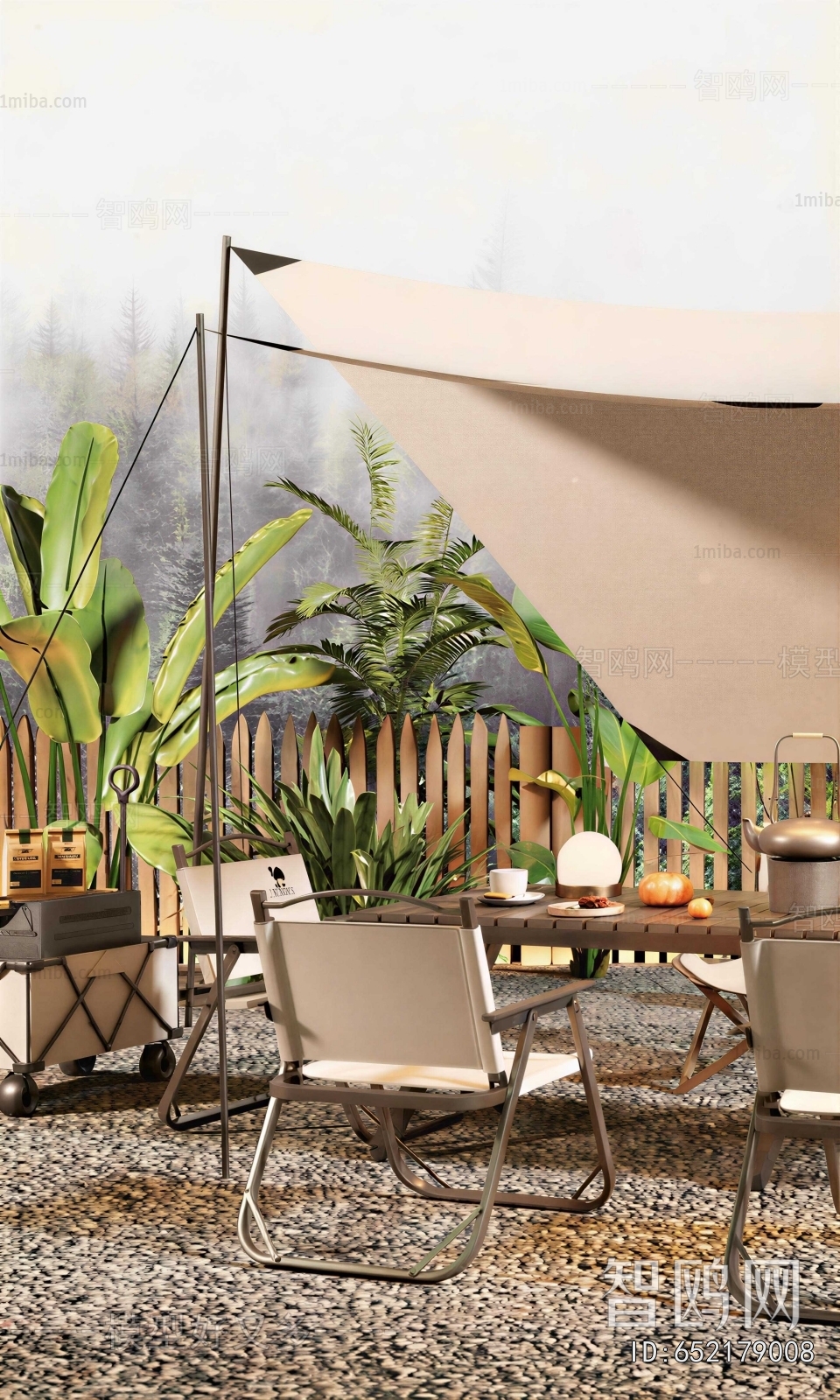 Wabi-sabi Style Outdoor Tables And Chairs