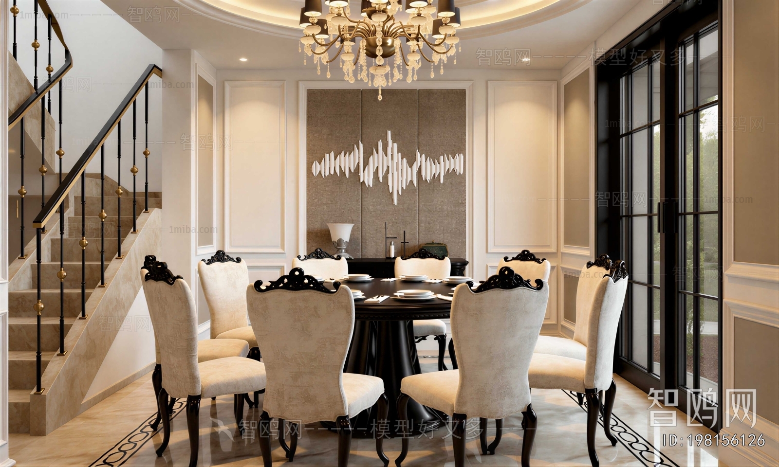 New Classical Style Dining Room