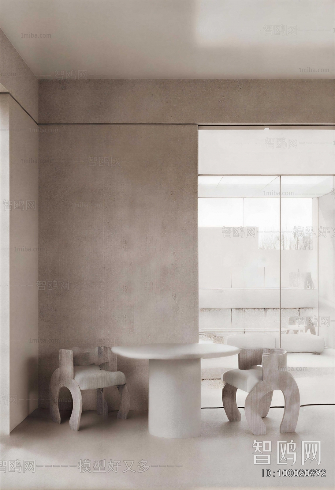 Wabi-sabi Style Dining Room