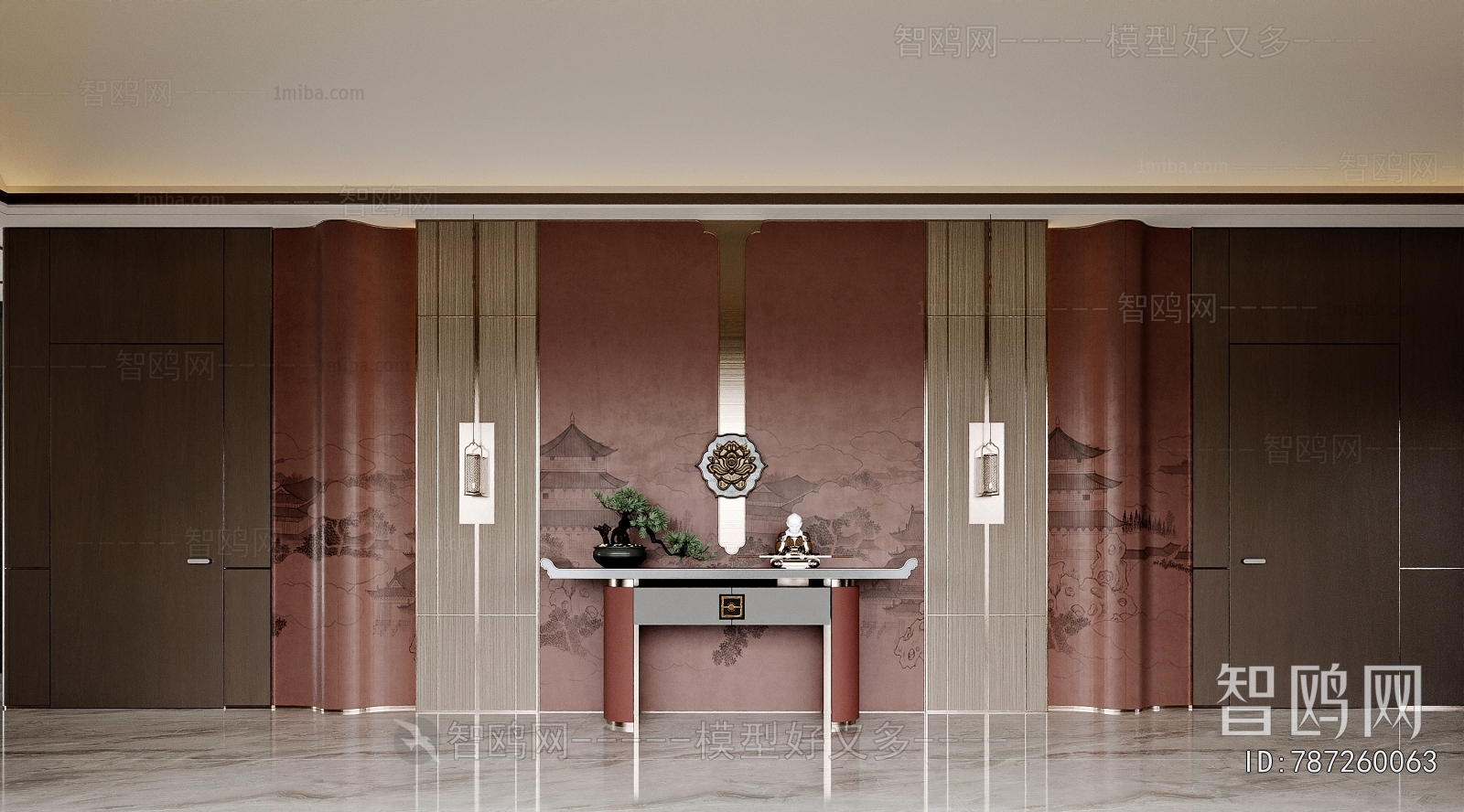 New Chinese Style Hallway