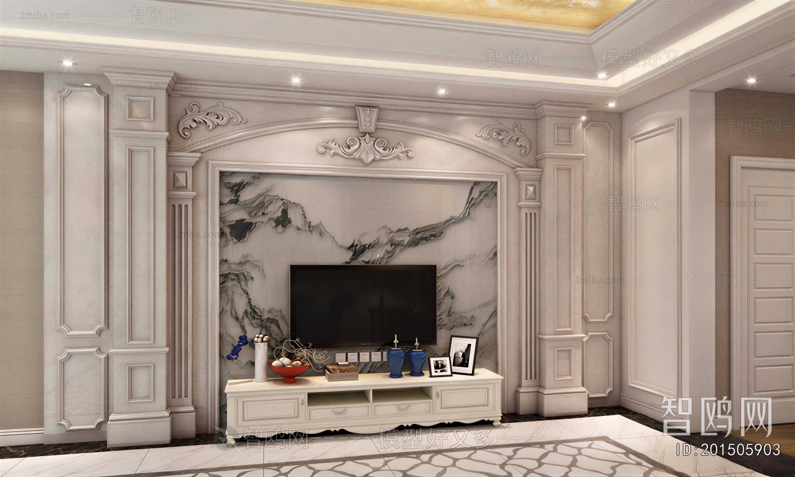 European Style TV Wall