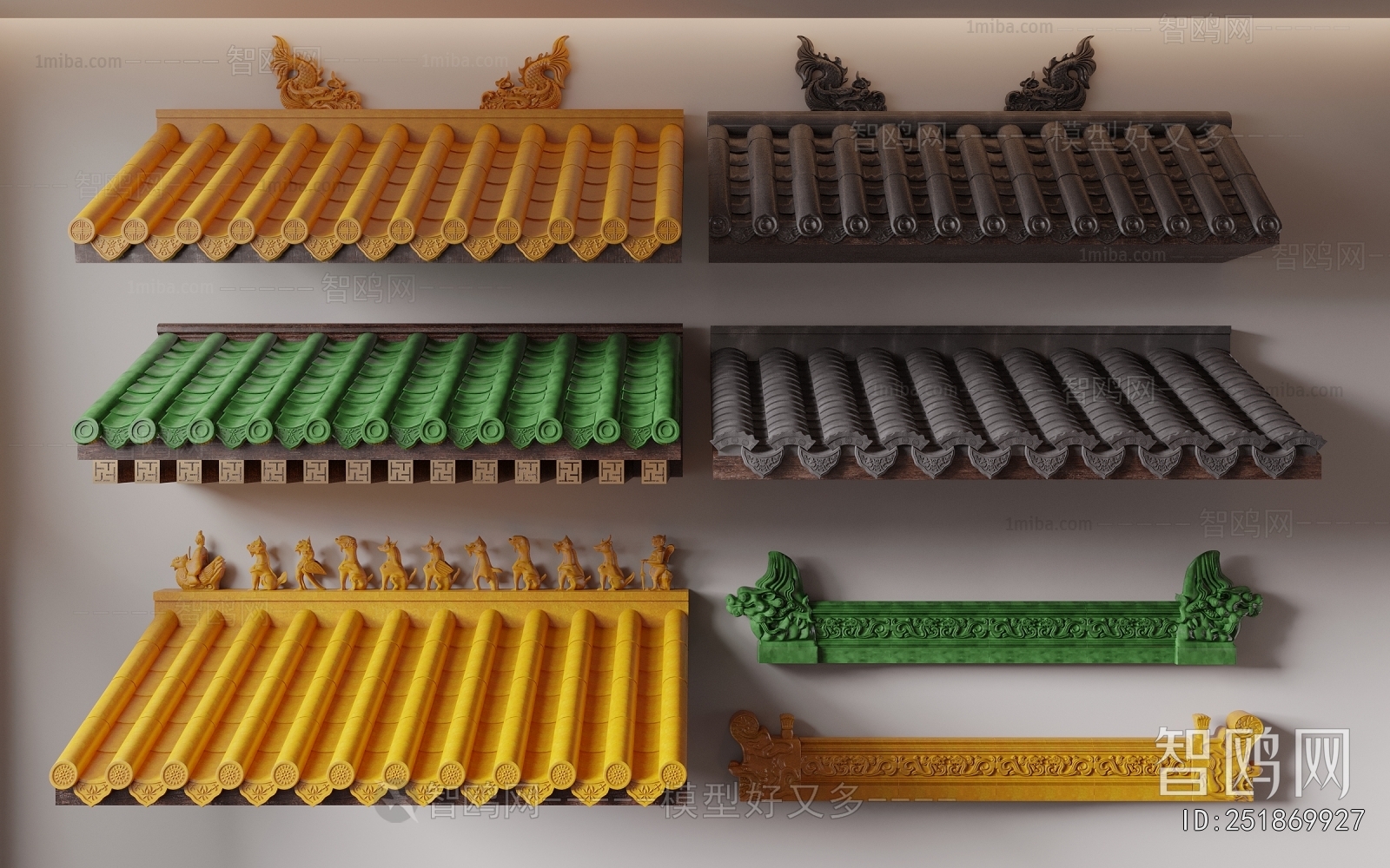 Chinese Style Building Component