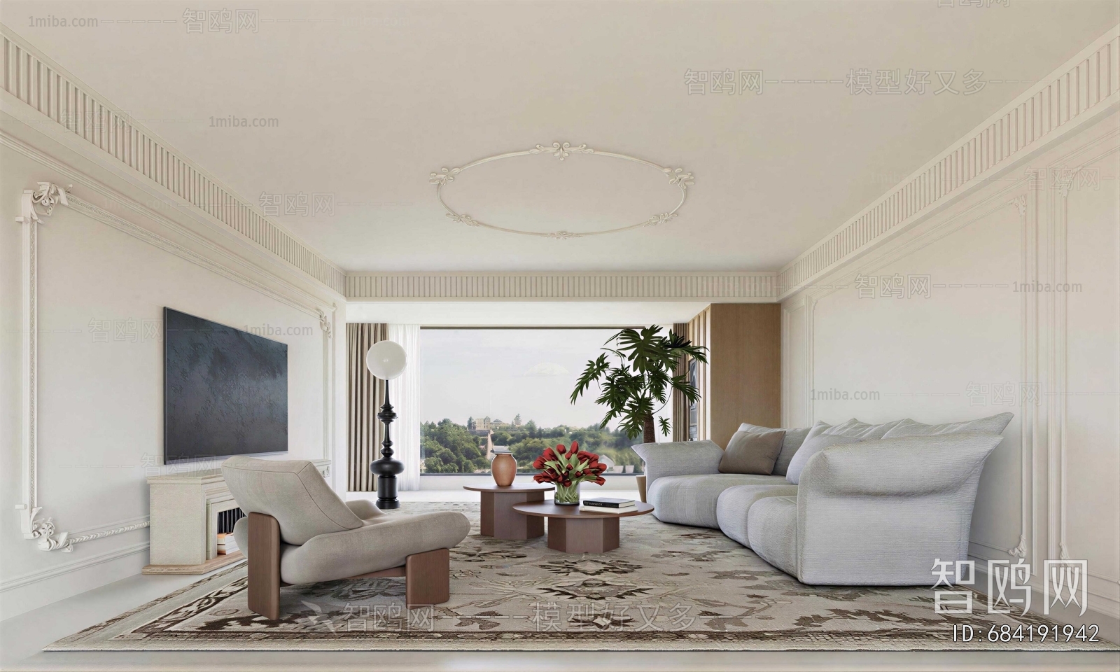 French Style A Living Room
