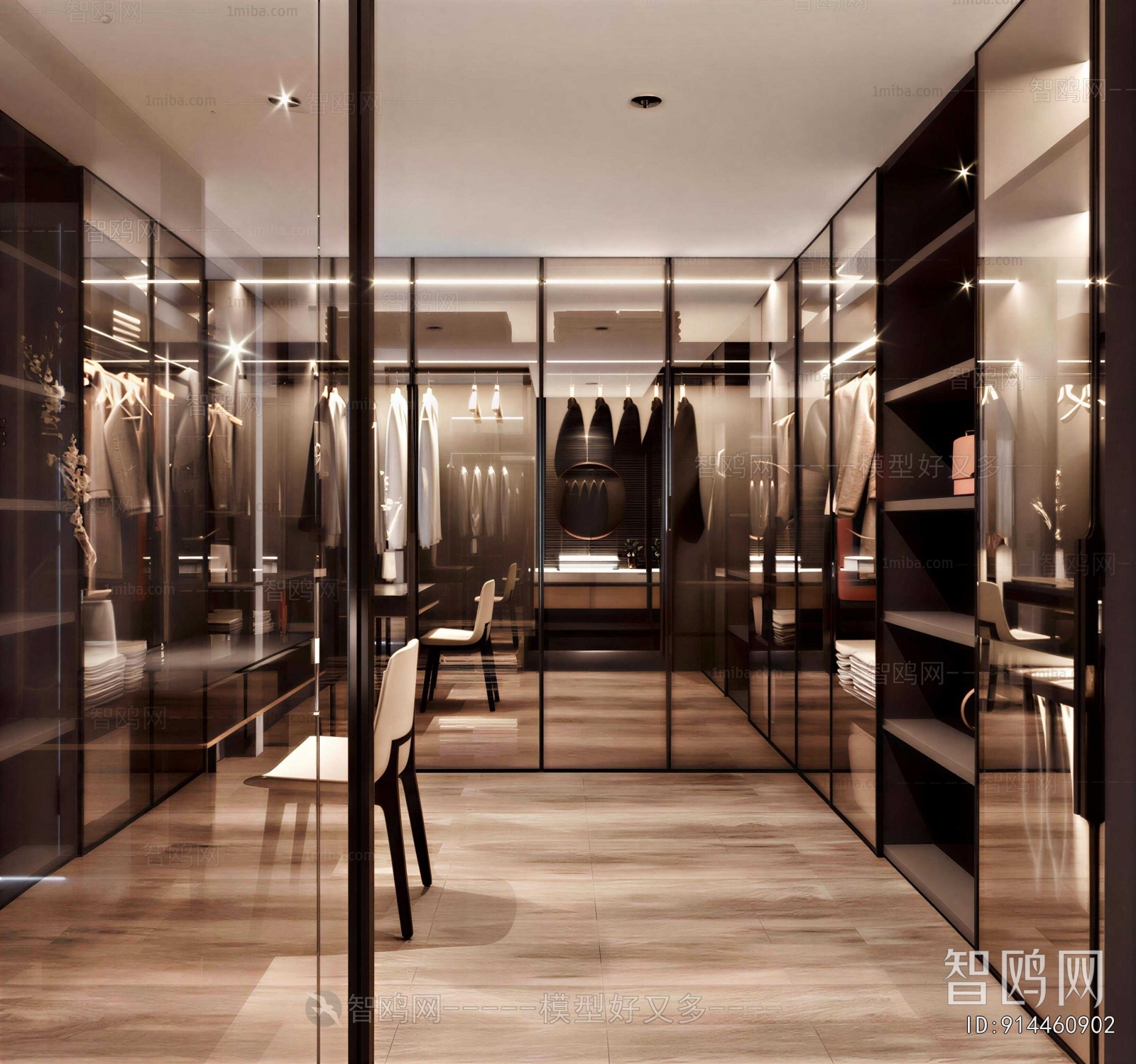 Modern Clothes Storage Area