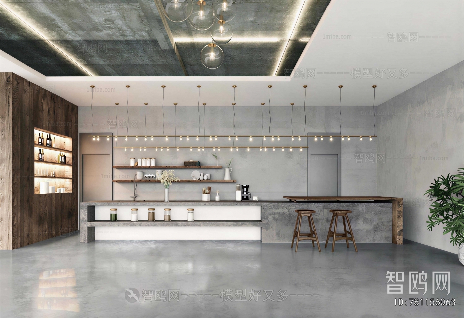Industrial Style Cafe