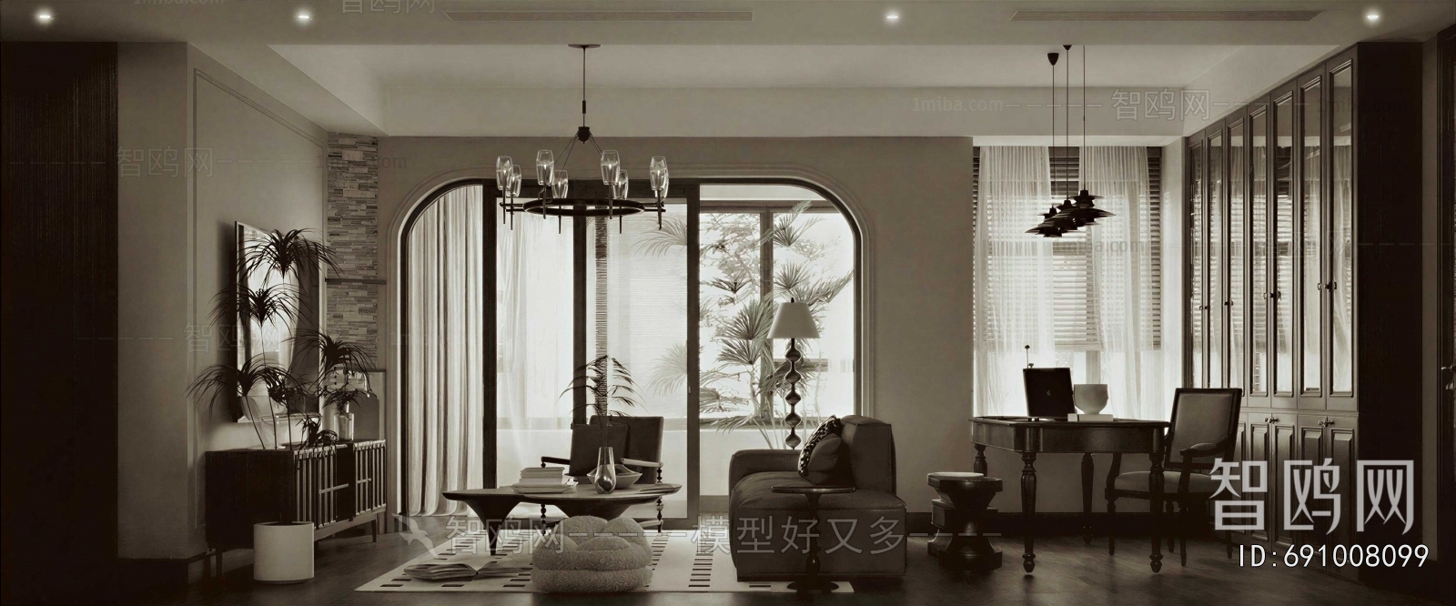 American Style A Living Room