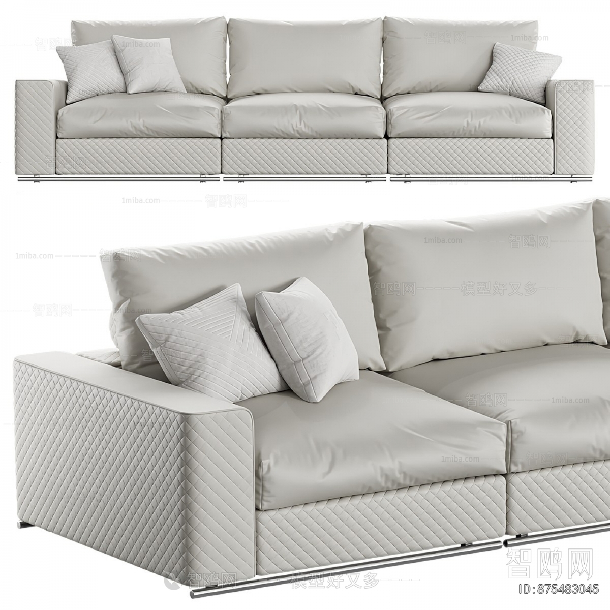 Modern Three-seat Sofa