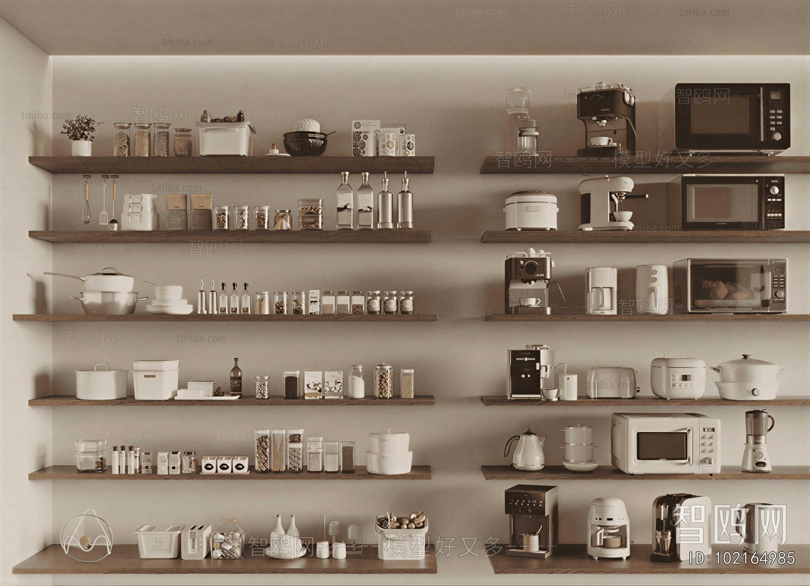 Modern Electric Kitchen Appliances