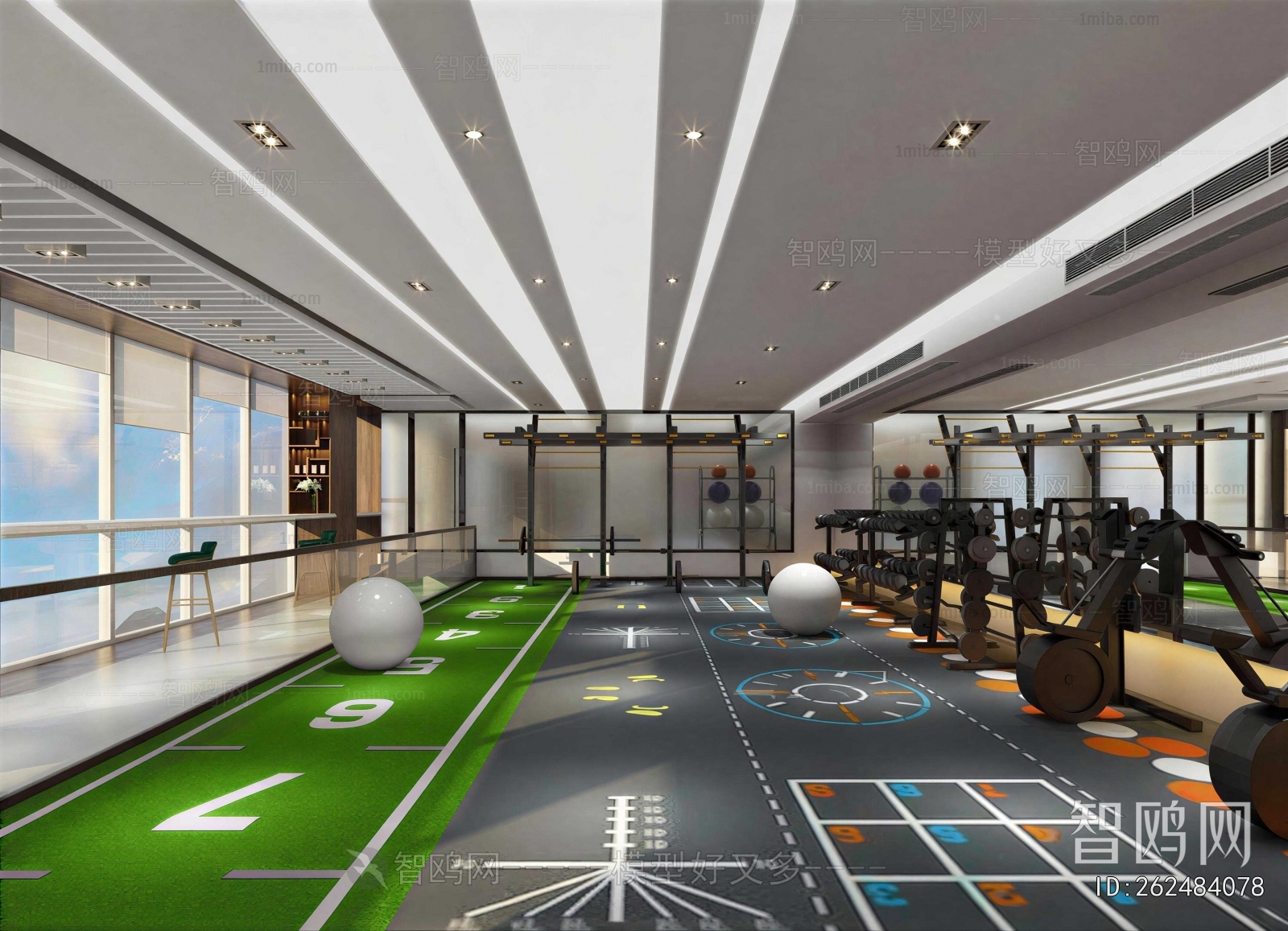 Modern Home Fitness Room