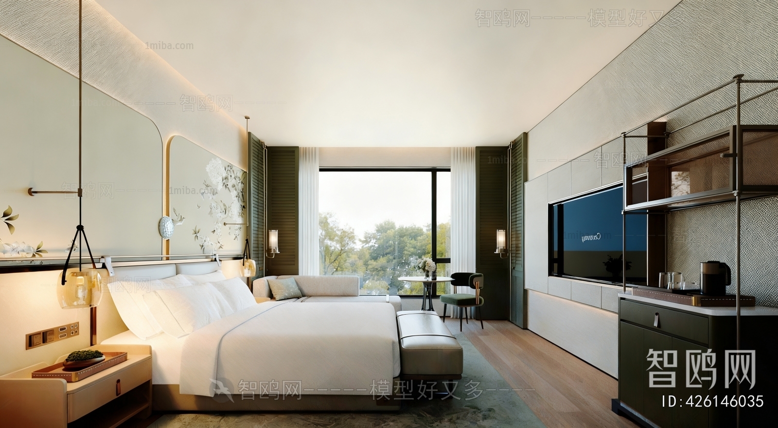Modern Guest Room