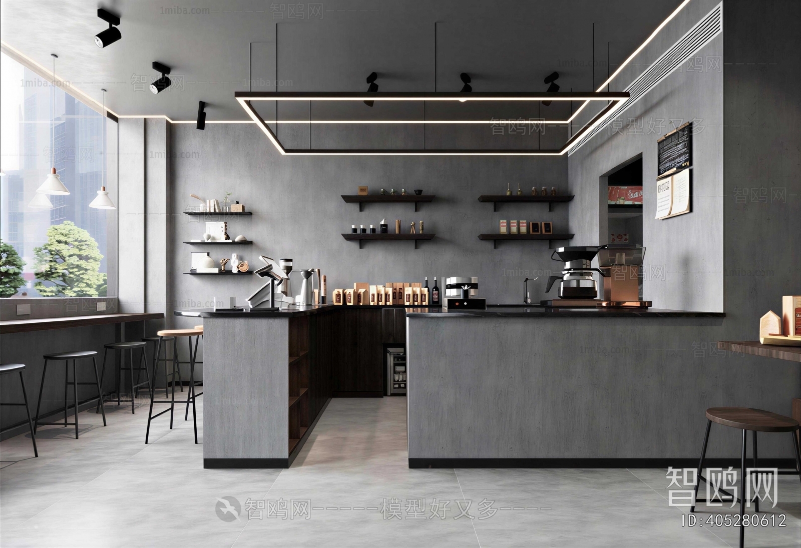 Industrial Style Cafe