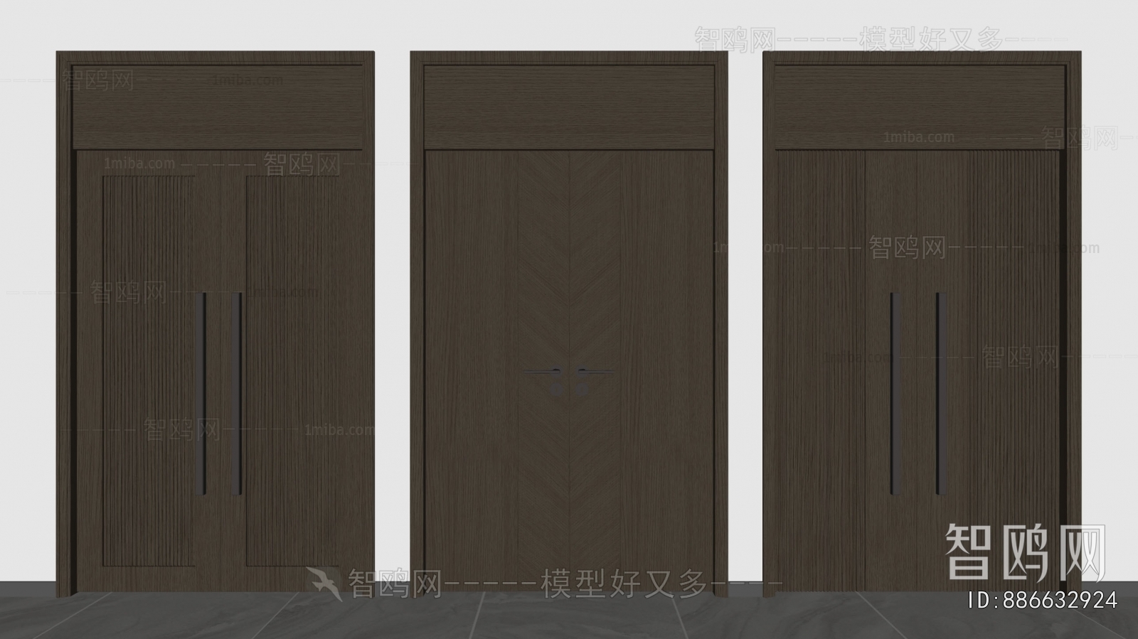 Modern Double Door