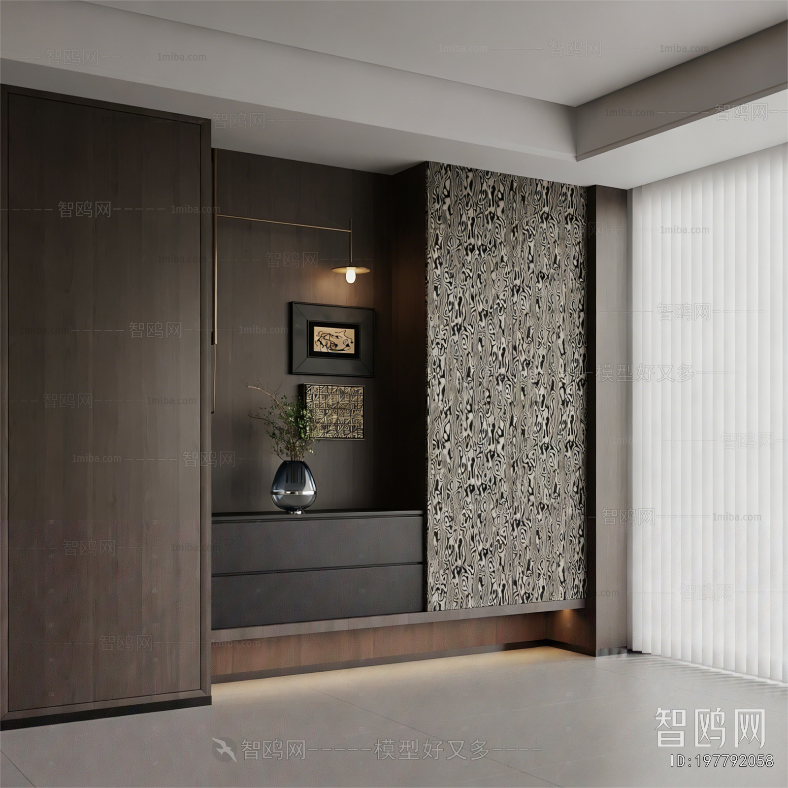Modern Entrance Cabinet