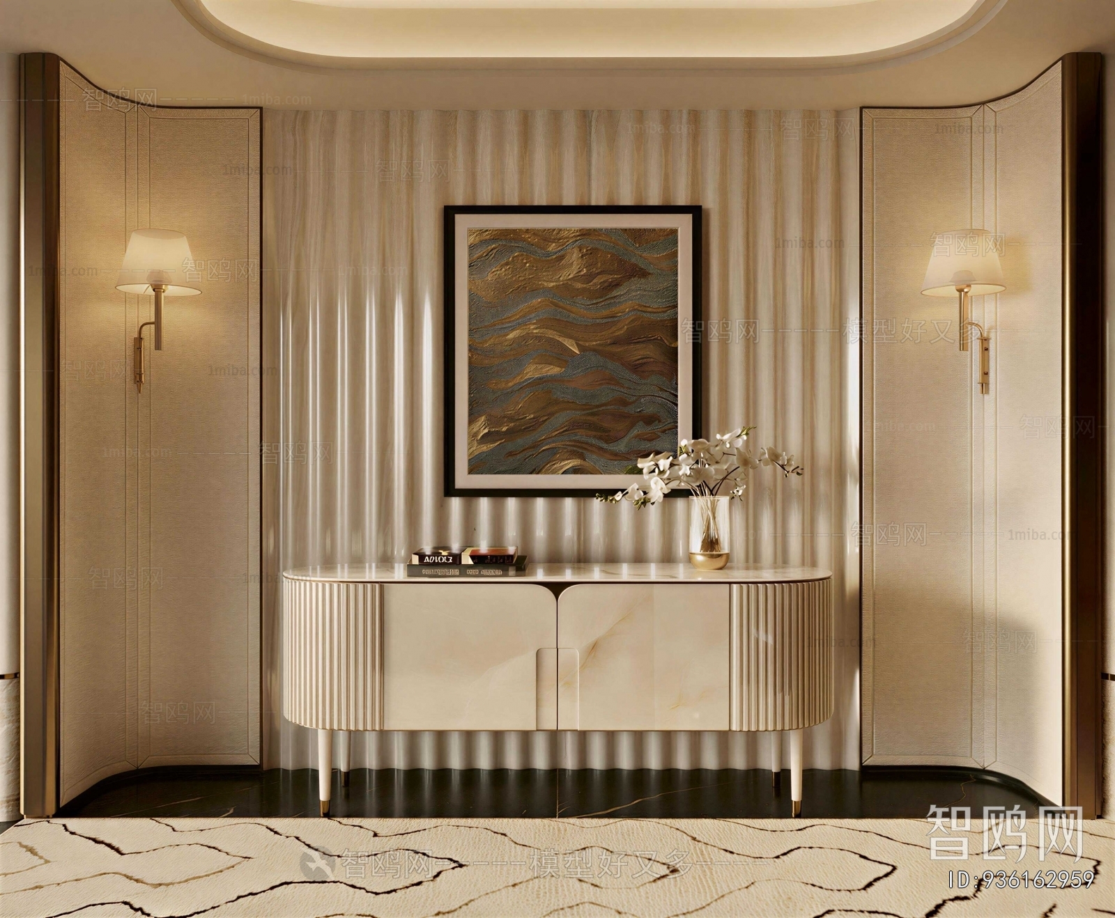 Modern Entrance Cabinet