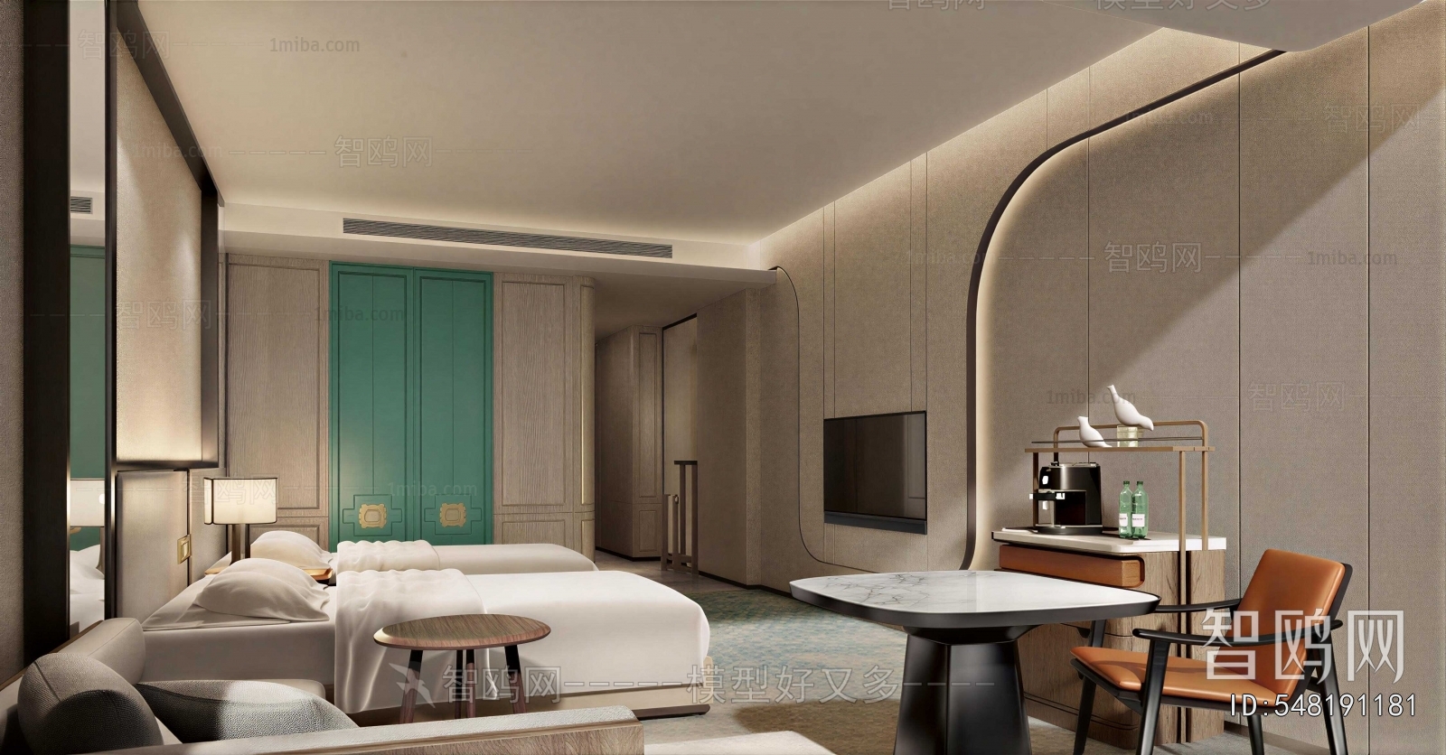 New Chinese Style Guest Room