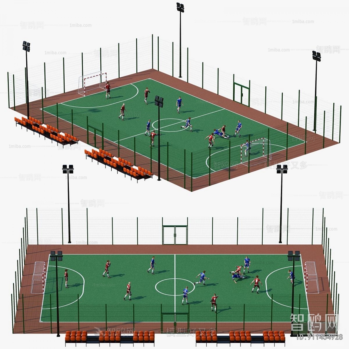 Modern Outdoor Sports Stadium