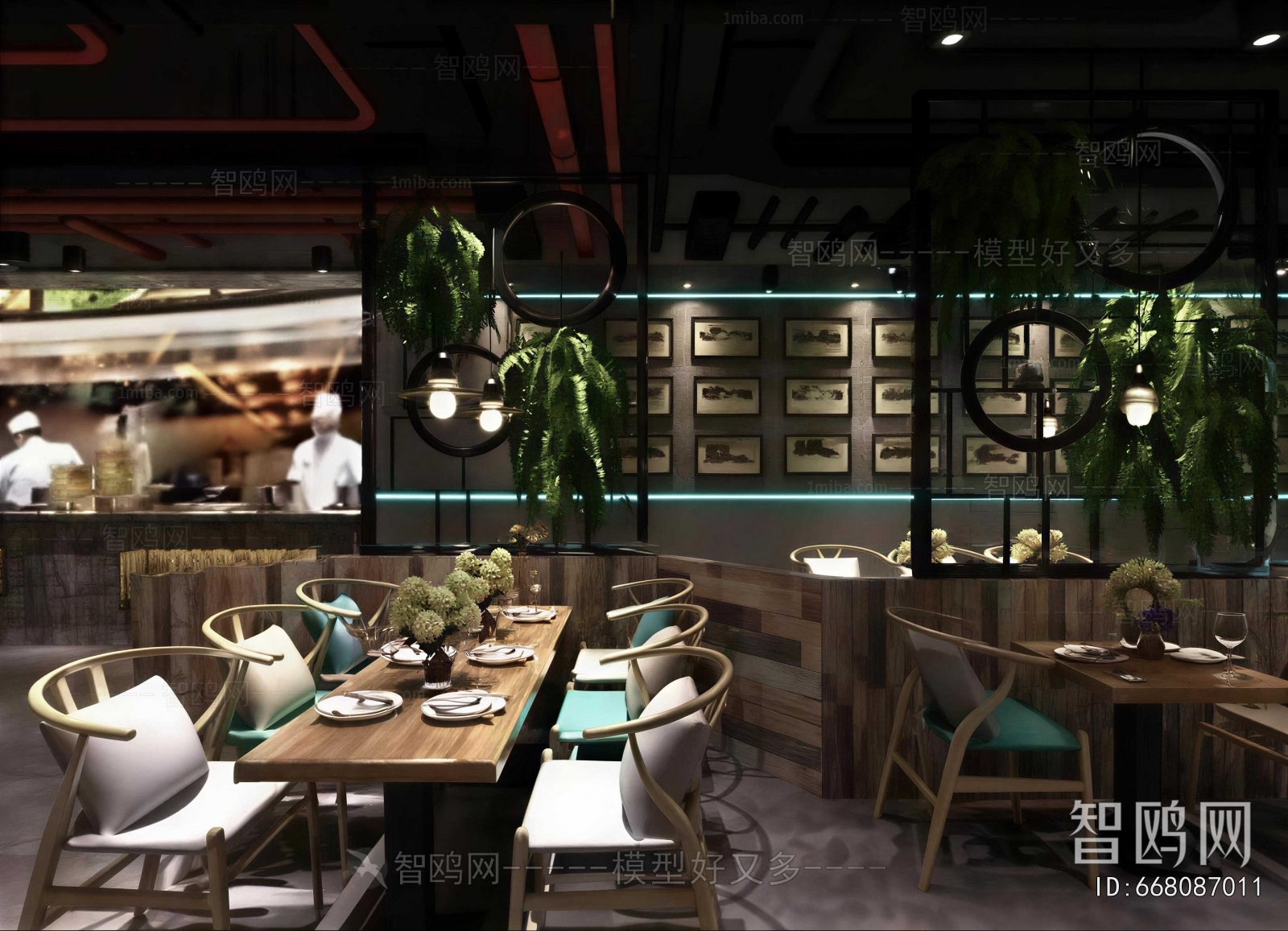 Industrial Style Restaurant