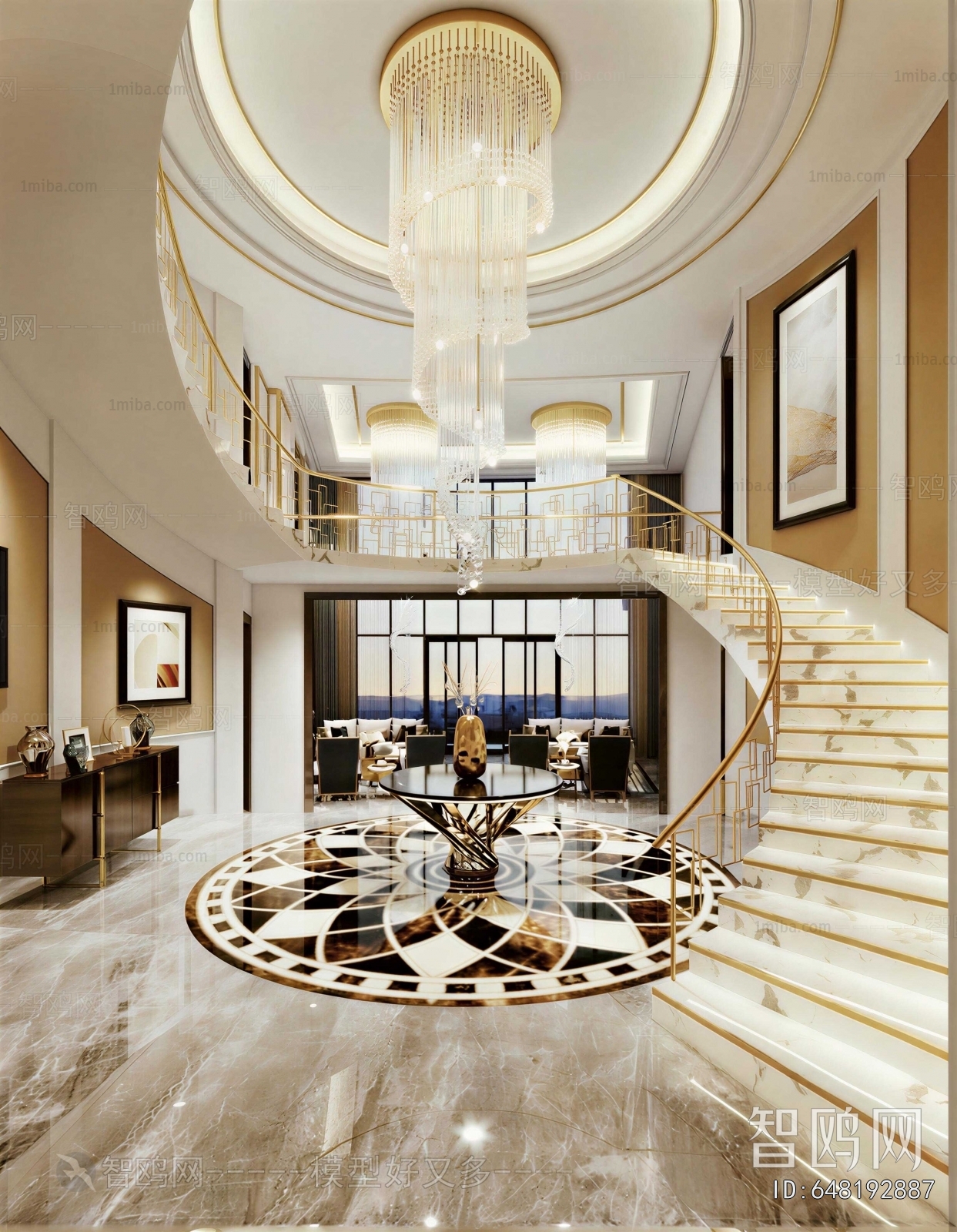 French Style Stairwell