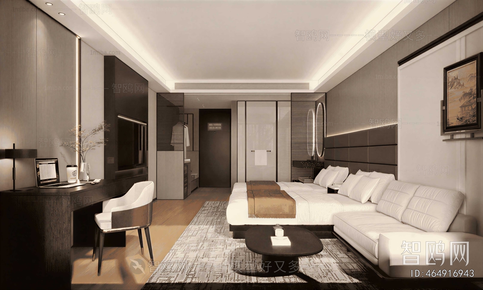 New Chinese Style Guest Room