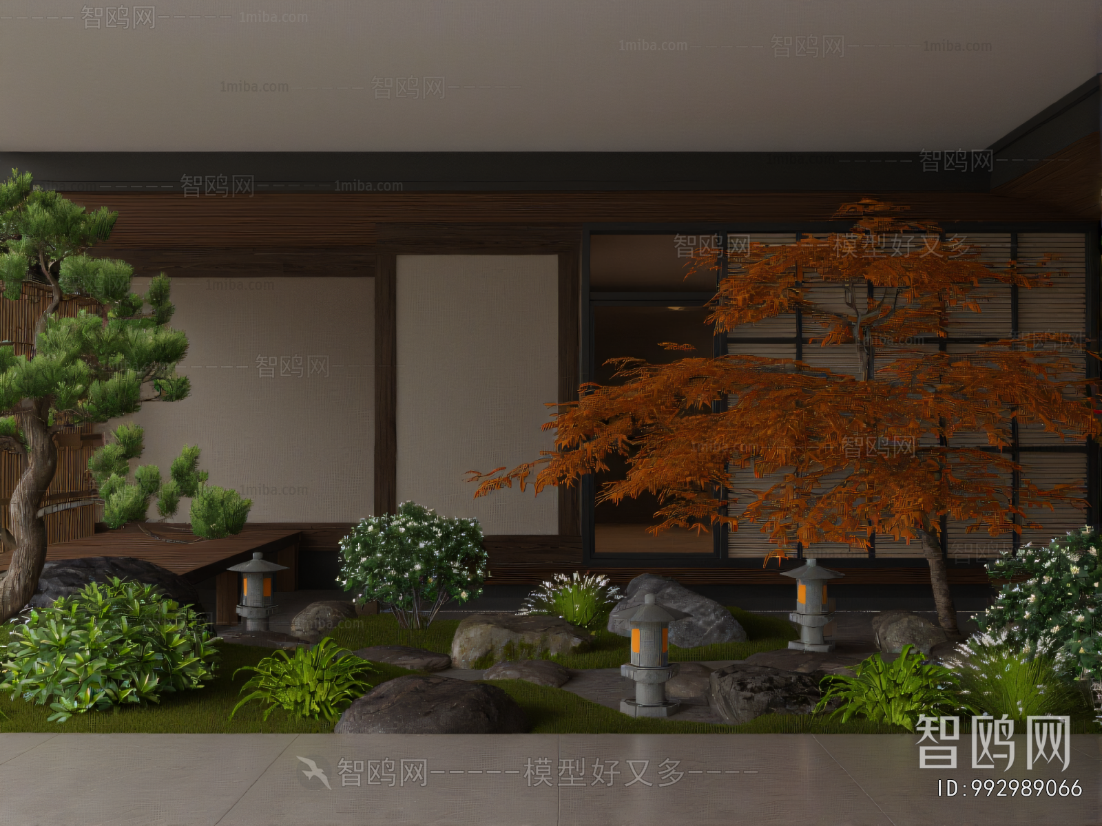 Japanese Style Courtyard/landscape