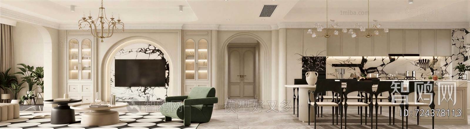 French Style A Living Room