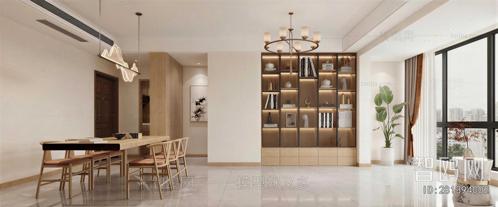 New Chinese Style Dining Room