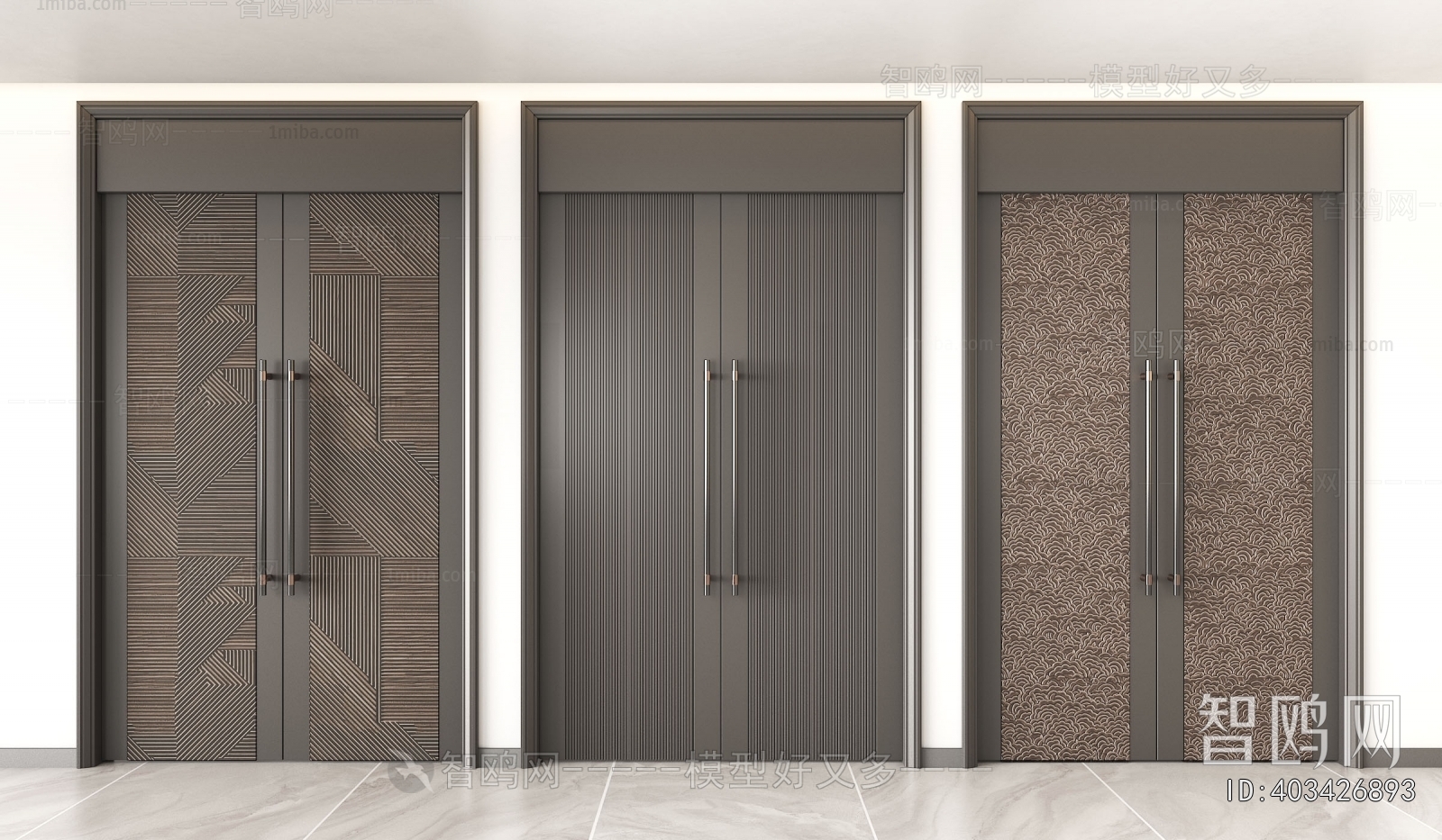 Modern Double Door