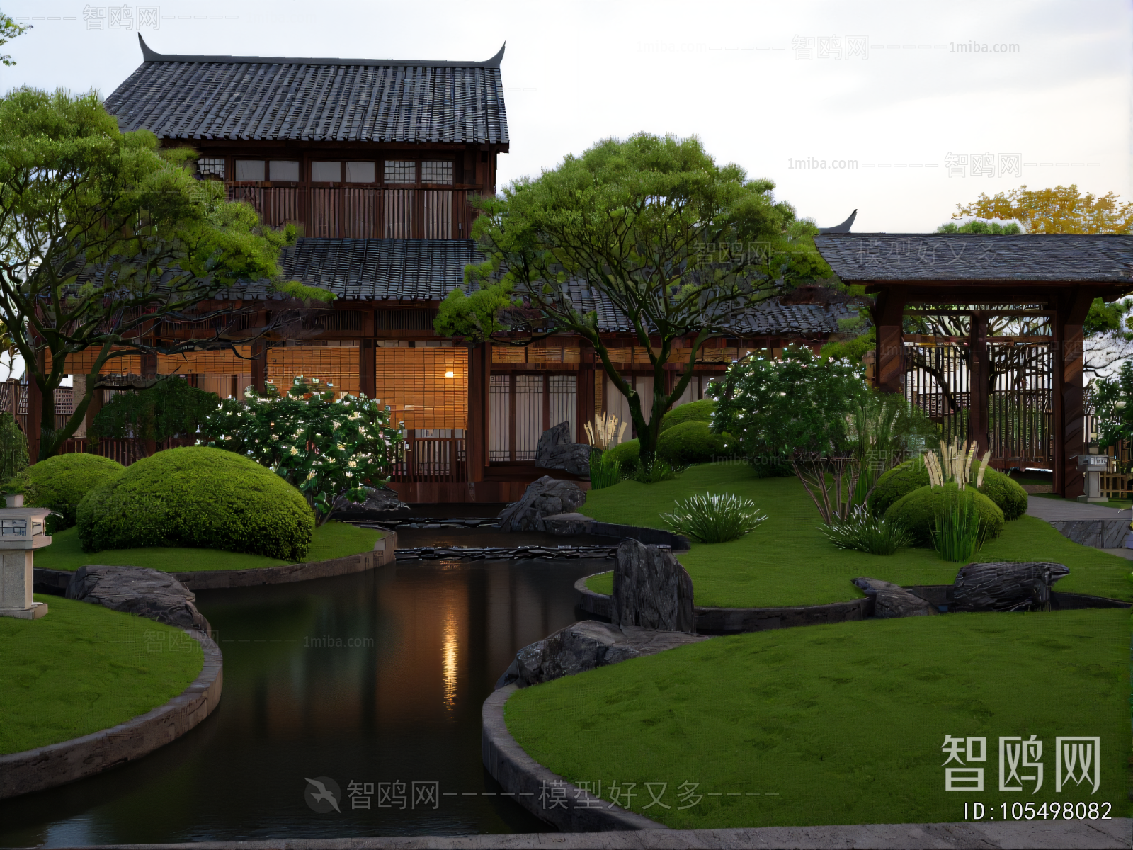 Japanese Style Courtyard/landscape