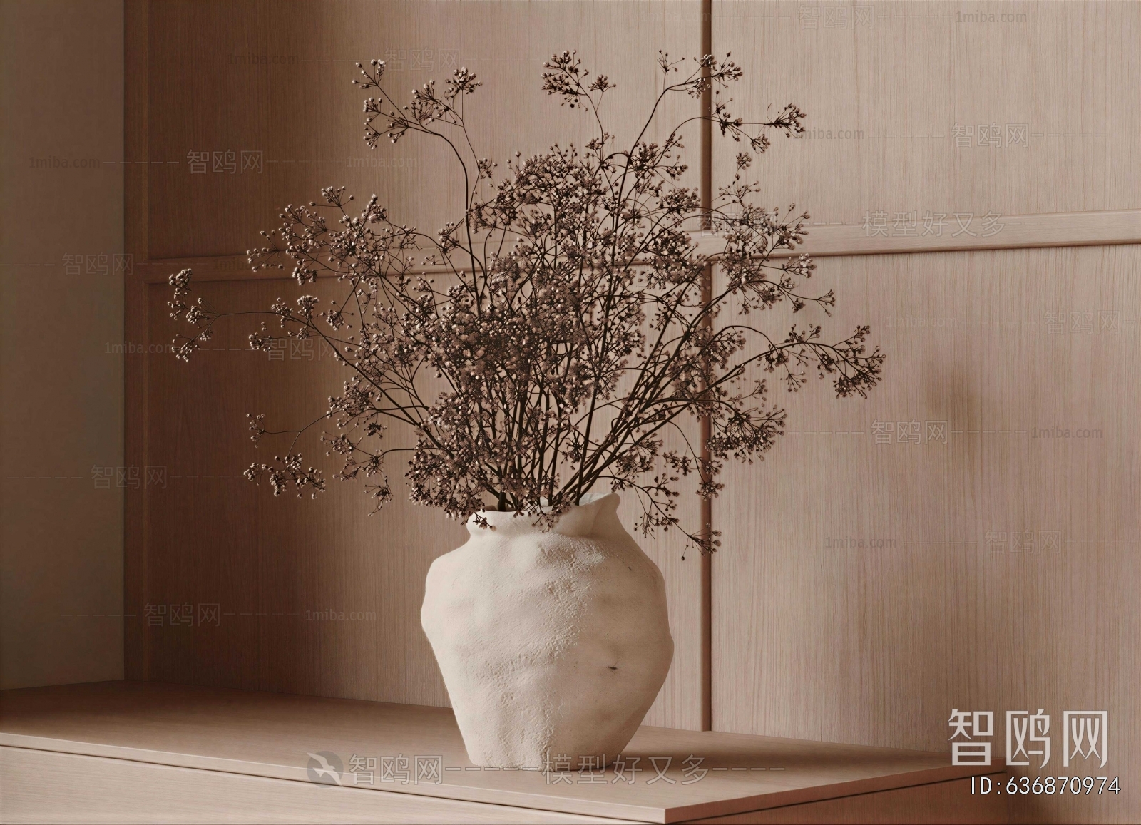 Wabi-sabi Style Dried Branch