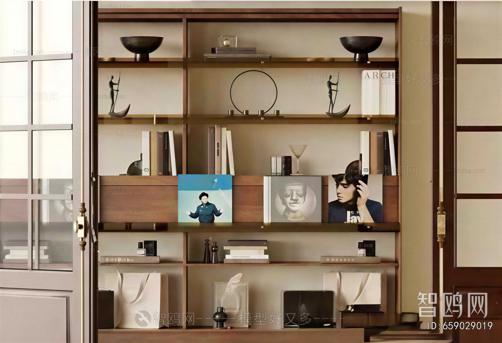 New Chinese Style Bookcase