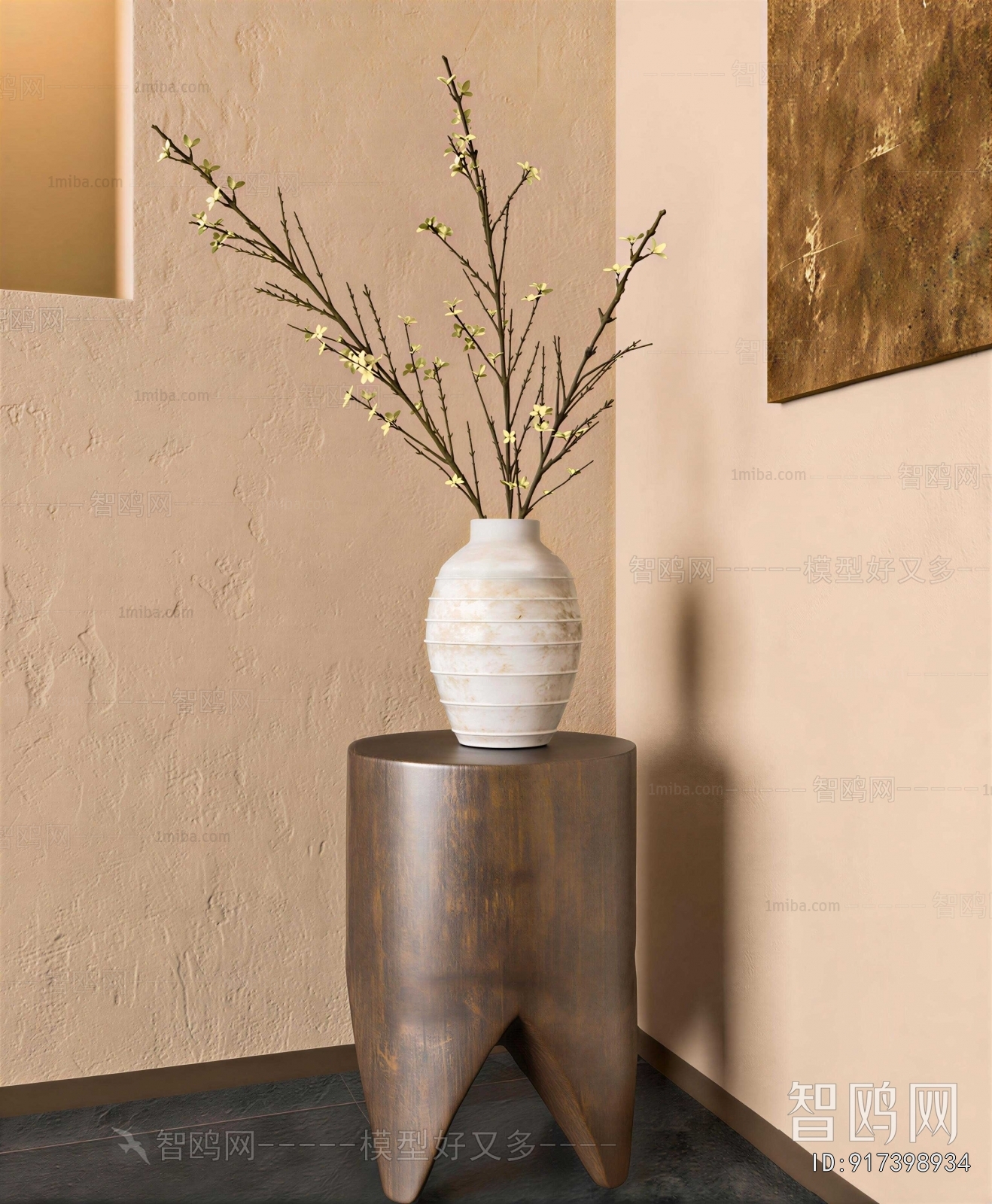 Wabi-sabi Style Dried Branch
