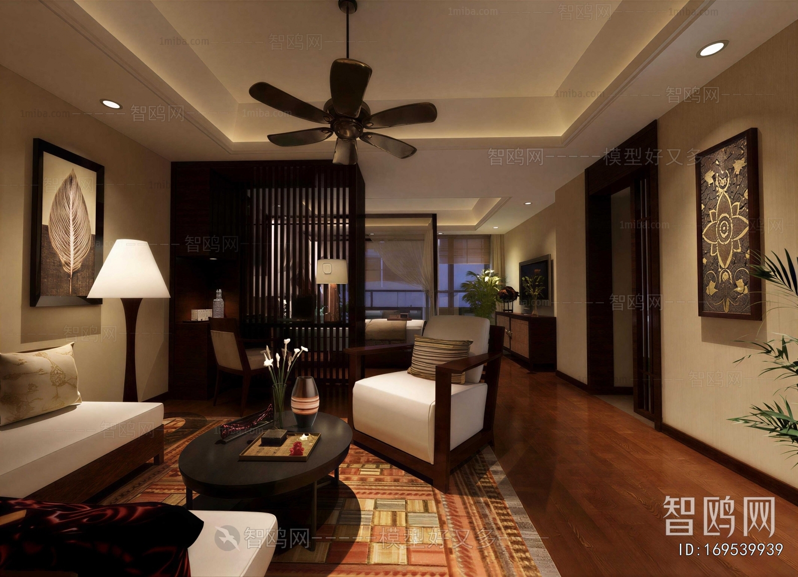 Southeast Asian Style A Living Room