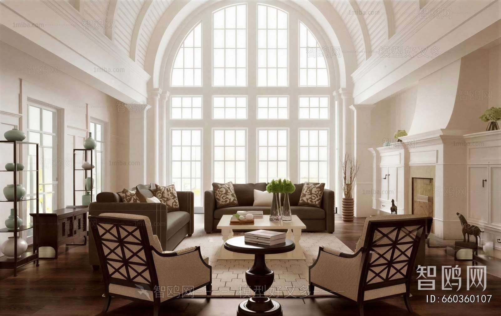 American Style A Living Room
