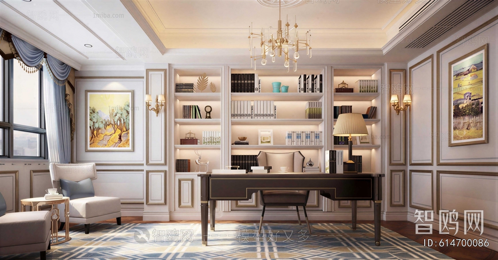 American Style Study Space