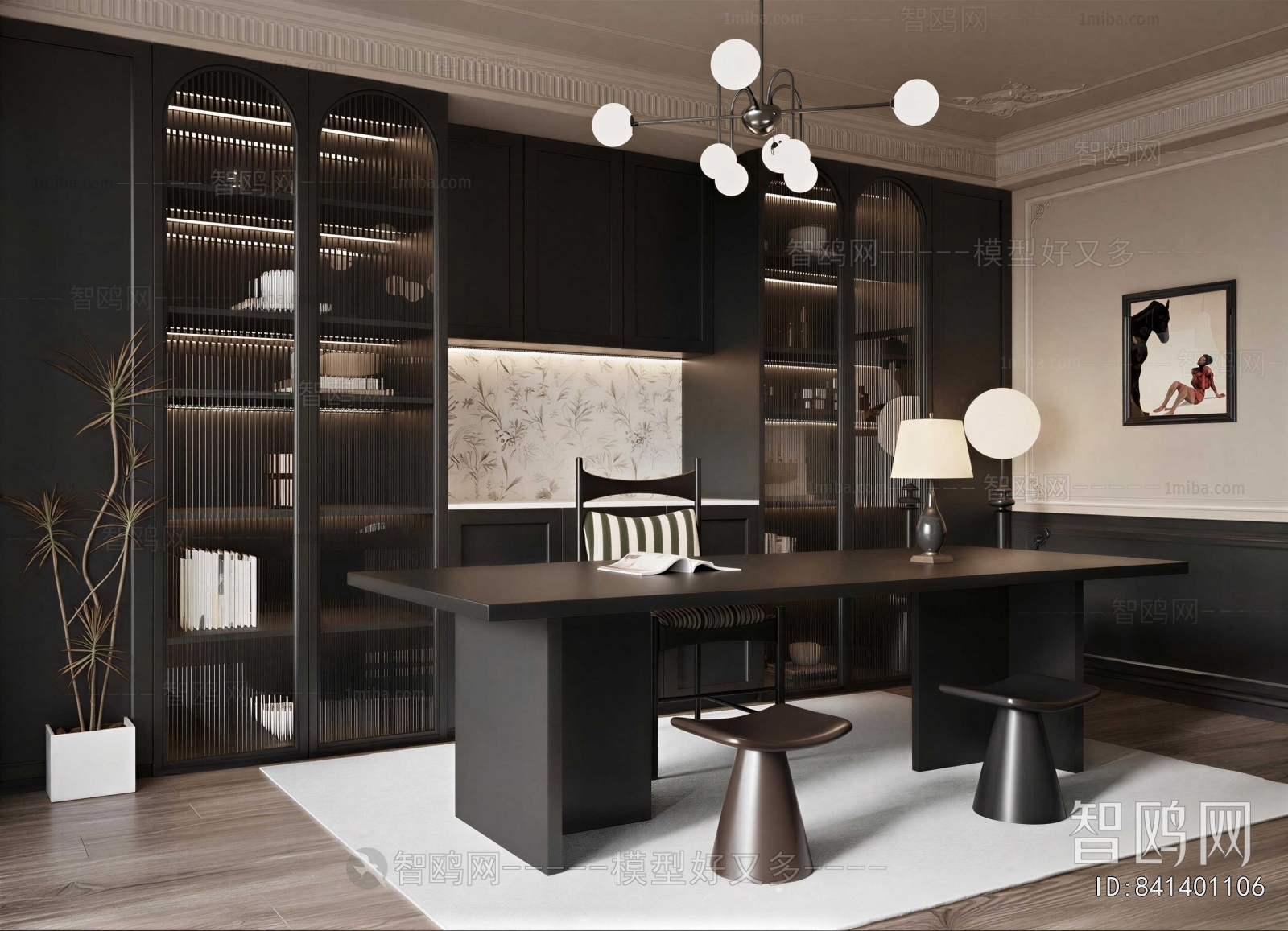 French Style Study Space