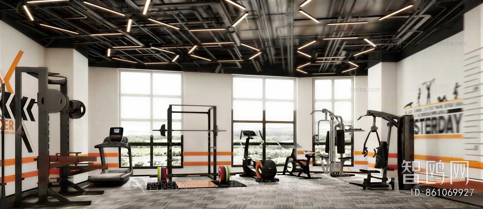 Industrial Style Gym