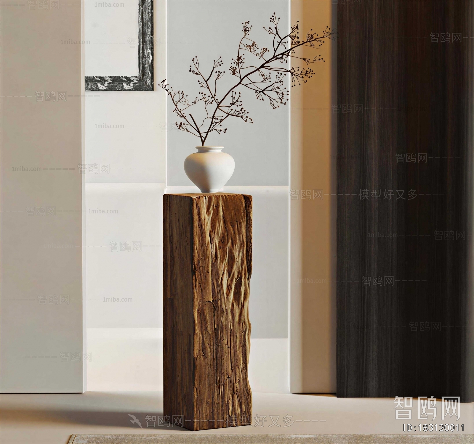 Wabi-sabi Style Dried Branch